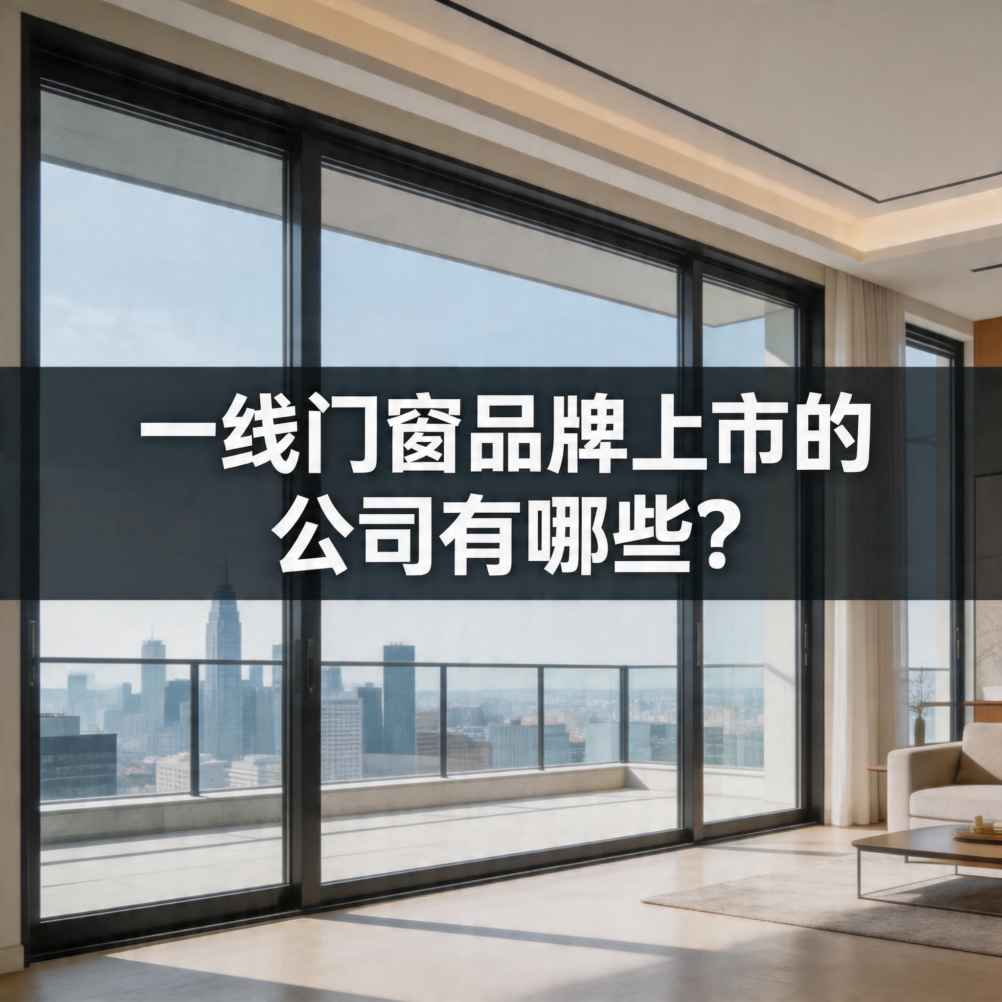 一線門窗品牌上市的公司有哪些？