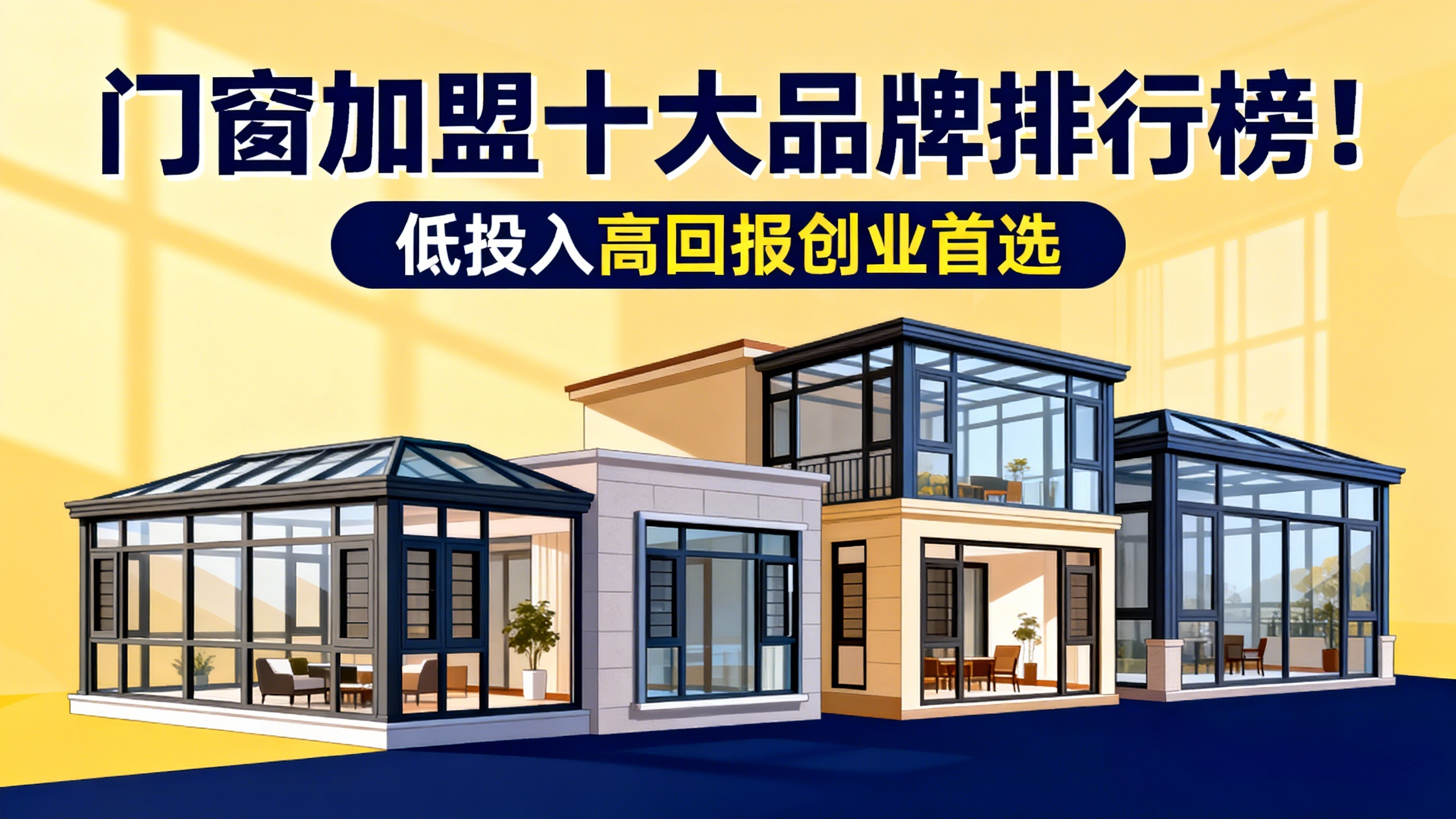 門窗加盟十大品牌排行榜！低投入高回報創(chuàng)業(yè)首選