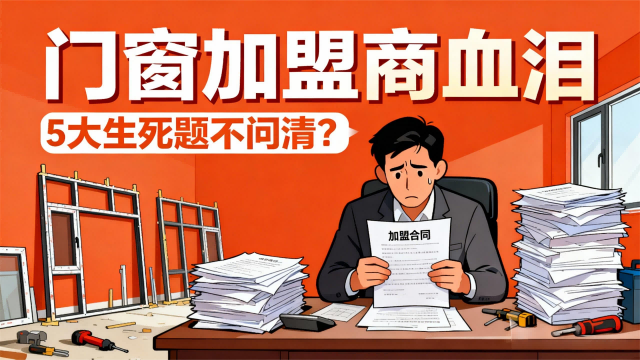 門窗加盟商血淚：5大生死題不問清？