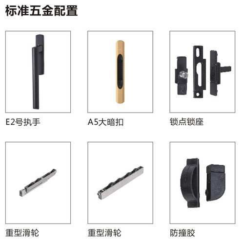 皇冠系列彈簧門標準配置