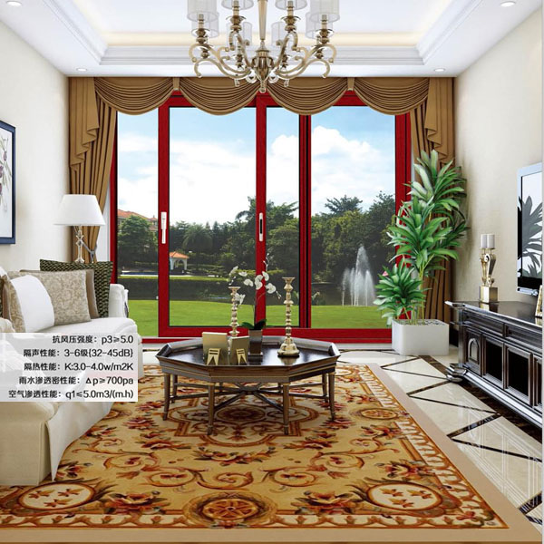 04伊盾門窗帝豪系列，陽(yáng)臺(tái)推拉門,重型推拉門