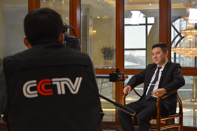 CCTV到公司專訪